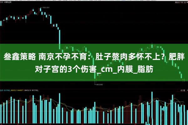 叁鑫策略 南京不孕不育：肚子赘肉多怀不上？肥胖对子宫的3个伤害_cm_内膜_脂肪