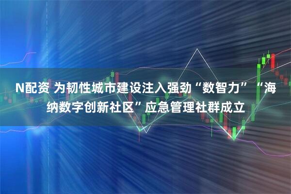N配资 为韧性城市建设注入强劲“数智力” “海纳数字创新社区”应急管理社群成立