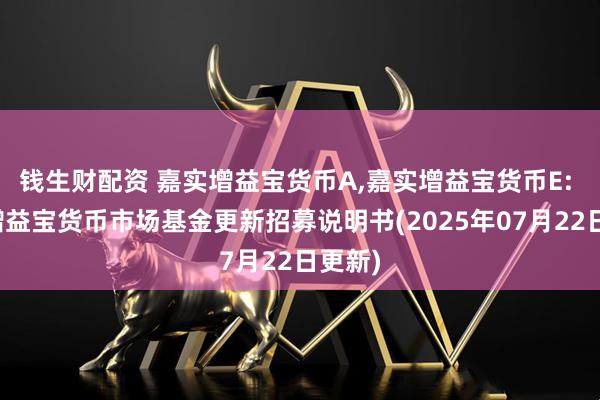 钱生财配资 嘉实增益宝货币A,嘉实增益宝货币E: 嘉实增益宝货币市场基金更新招募说明书(2025年07月22日更新)