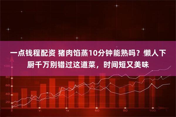 一点钱程配资 猪肉馅蒸10分钟能熟吗？懒人下厨千万别错过这道菜，时间短又美味