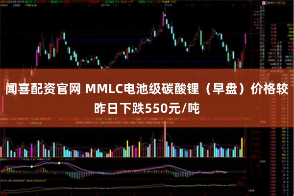 闻喜配资官网 MMLC电池级碳酸锂（早盘）价格较昨日下跌550元/吨